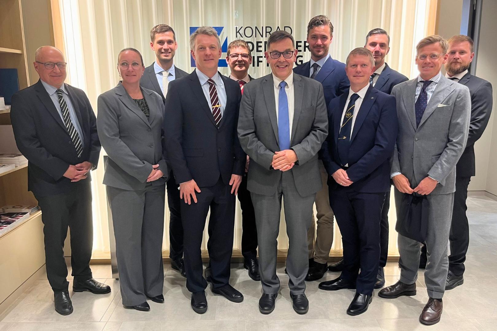 Swedish Defence University Visit