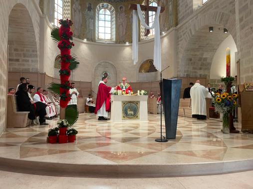 Pfingstmesse in der Dormitio