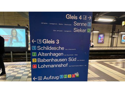 Eingetroffen in Bielefeld
