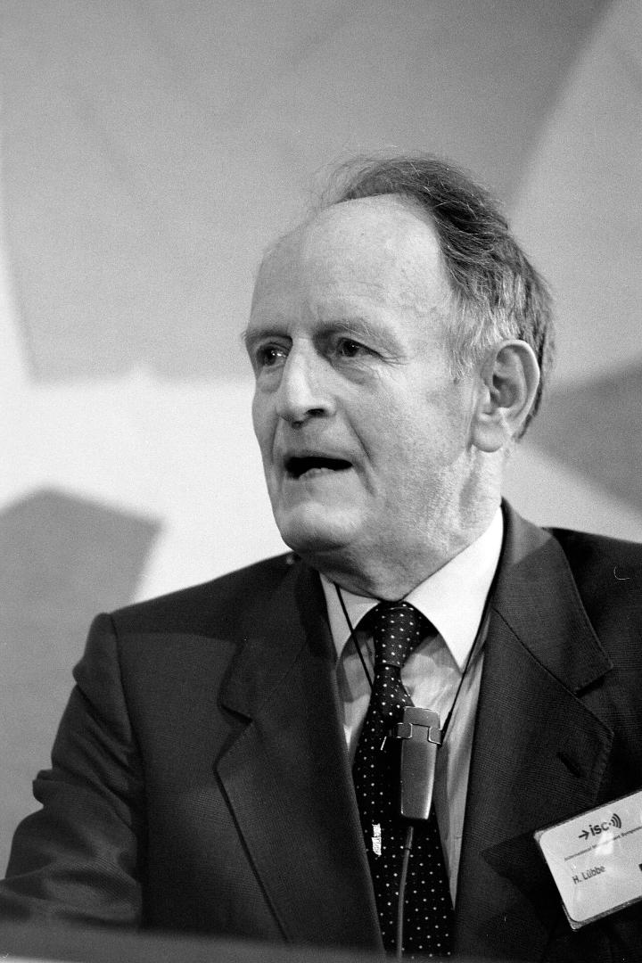 Hermann Lübbe, Preisträger beim 23. Internationalen Management-Gespräch 1993 an der Universität Sankt Gallen.