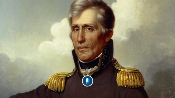 Andrew Jackson, Gemälde von Rembrandt Peale, 1819