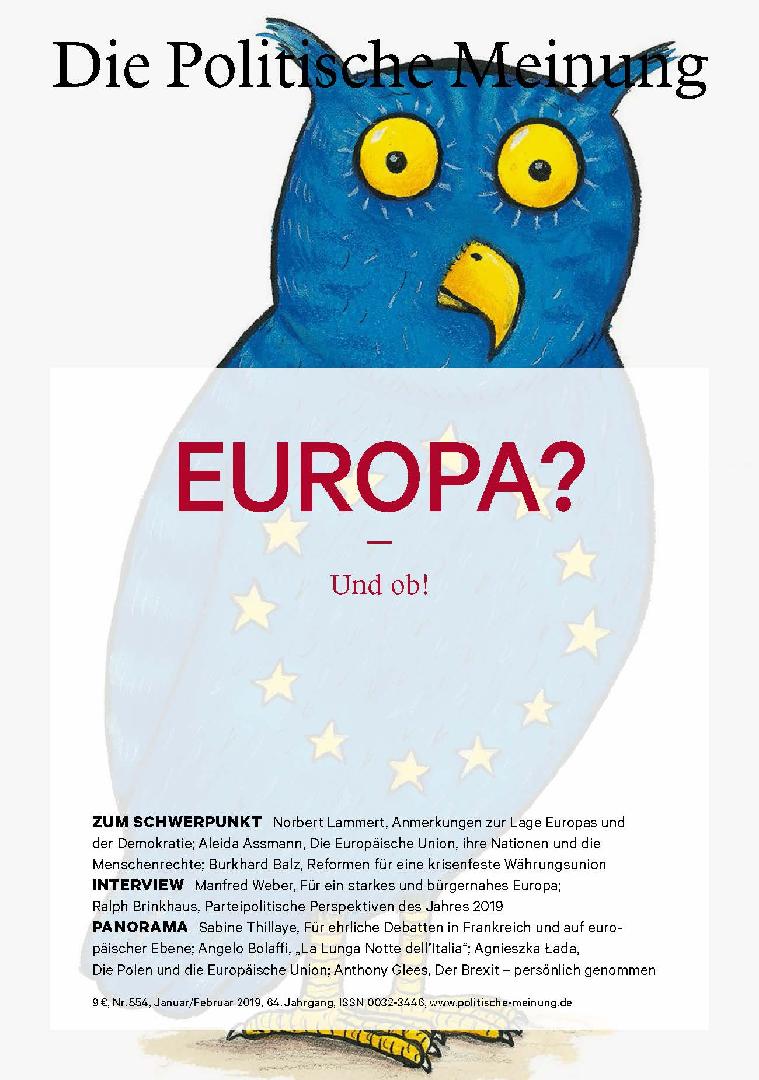 Cover Die Politische Meinung Ausgabe 554 Europa