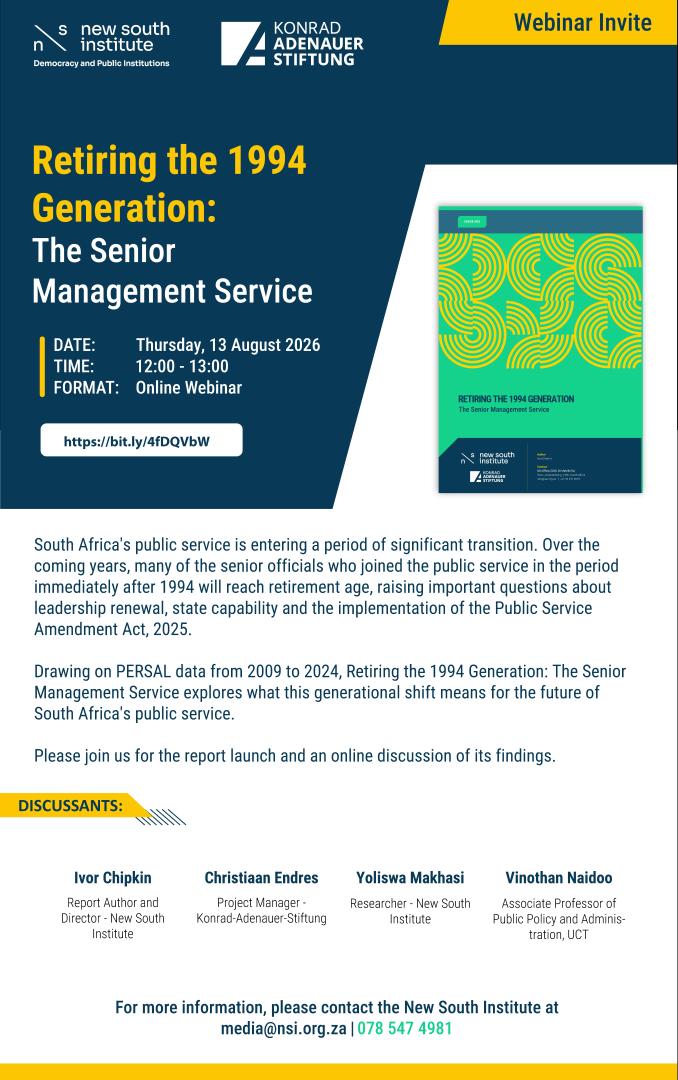 NSI webinar invite - Senior Management Service