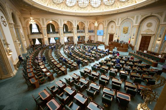 Plenarsaal des Parlaments Bucharest
