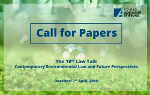Call for Papers Poster 18th Law Talk