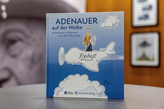 Adenauer auf der Wolke. Himmlische Karikaturen zum 150. Geburtstag