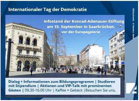 Foto Tag der Demokratie Saarbrücken