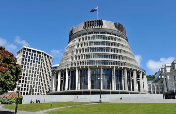 Neuseeland – Das Beehive Parlament