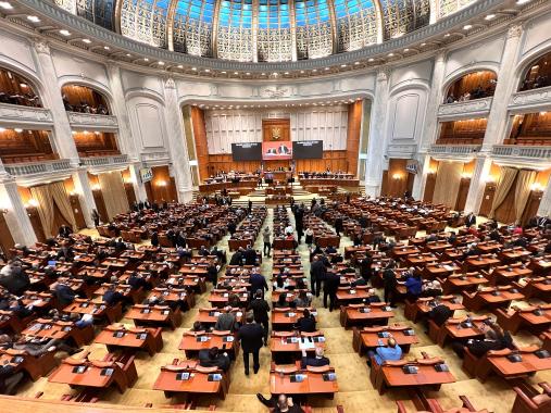 Rumänien Abstimmung Parlament OKT26 