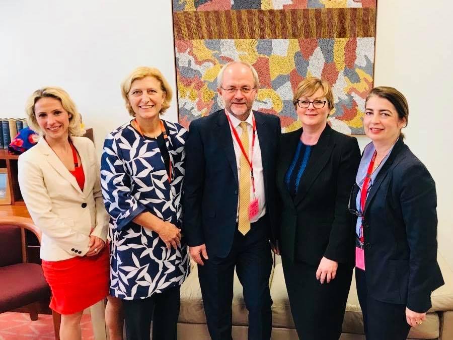 With Senator the Hon Linda Reynolds, Assistant Minister for Home Affairs