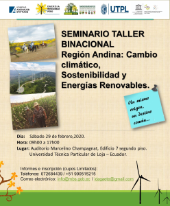 Afiche Seminario Loja