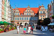 Danzig, Blick vom Langen Markt auf das Grüne Tor 2010