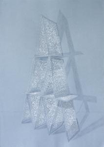 Linda McCue _425x600_15.the_pattern_i_2013_bleistift_aquarell_pastell_auf_papier_51_x_36_cm.tif