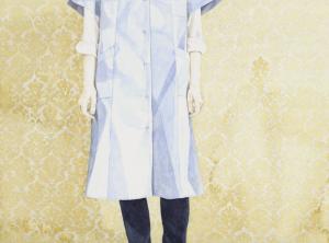 Linda McCue _800x593_13.the_yellow_wallpaper_c_2010_pencil_watercolour_on_paper_31_x_41_cm