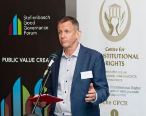 Speaker Dr Jakkie Cilliers at "Looking Ahead for 2018" Breakfast Discussions 2018