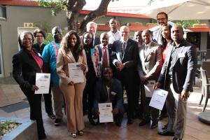 Teilnehmer der E-lection Bridge Academy 2015, Windhoek