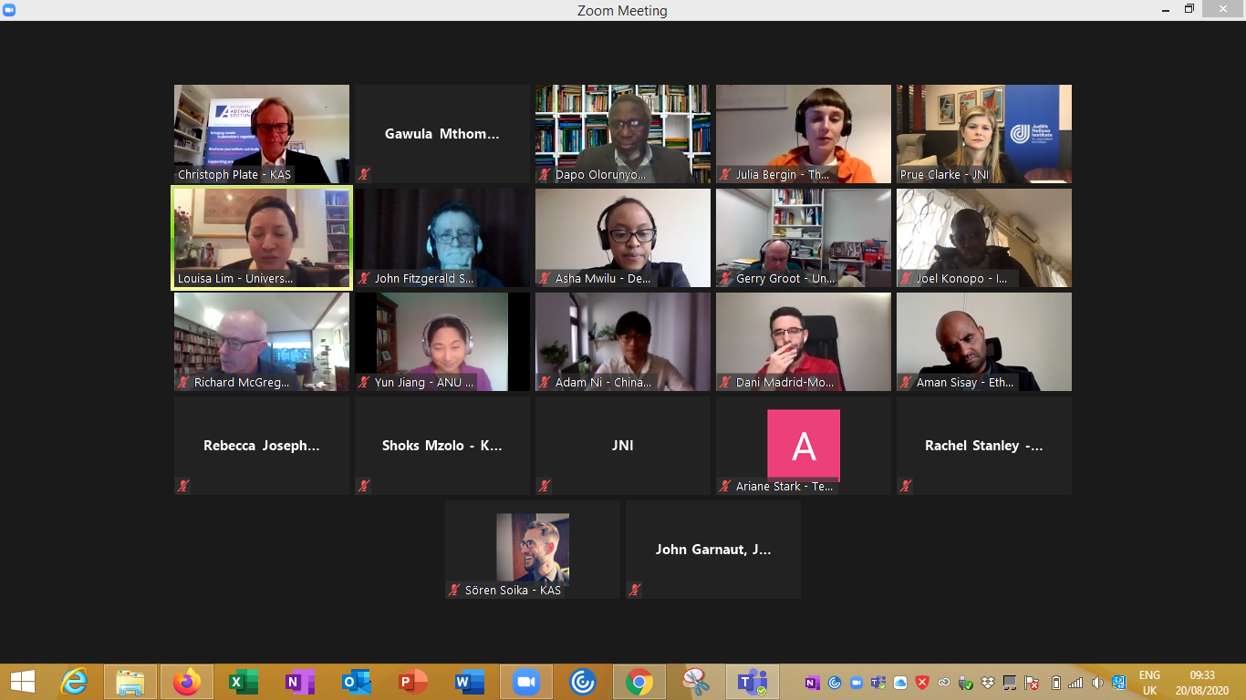 A discussion about Chinese soft power in Africa and Australia